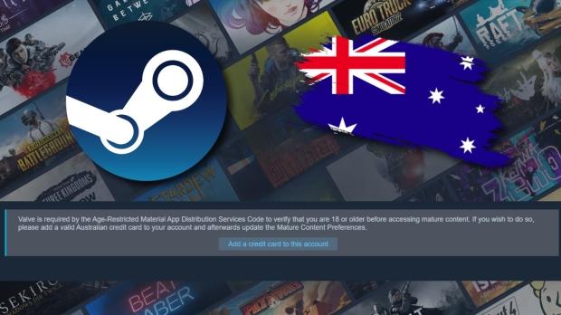 Steam's new age verification requires Australian gamers to add a valid credit card to access mature-rated games 1