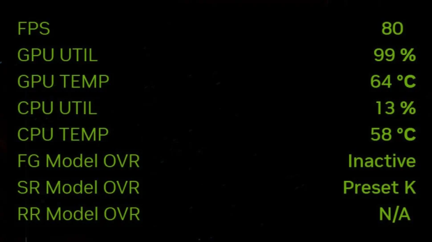 NVIDIA App overlay finally adds CPU temperature and clock speed monitoring 1