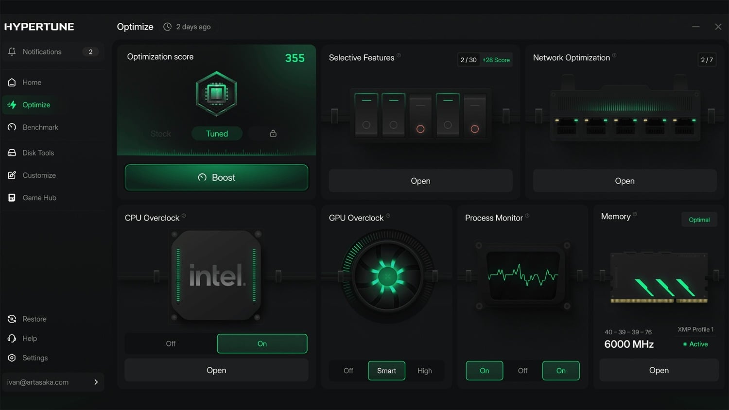 Intel backs Hypertune overclocking tool that reportedly boosts FPS by up to 60%