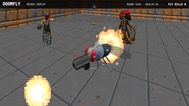 Google's mapped fruit fly brain has played Doom more than 6,000 times and still hasn't beaten it