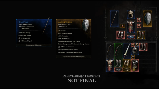 Diablo V to have Diablo II runes & runewords, new Plague Knight revealed, early inventory shown 4