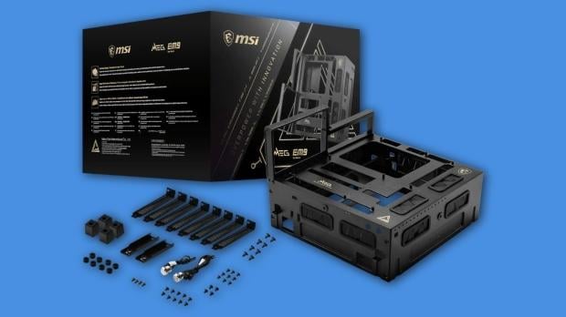MSI's new MEG EM9 is an open-frame chassis and test bench for PC benchmarking 1