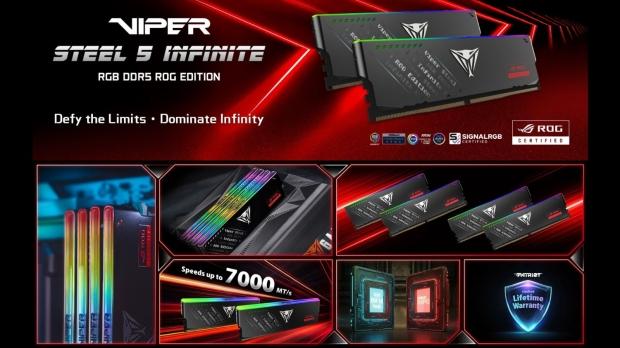 Patriot's VIPER x ROG collaboration is here with the new Viper Steel 5 Infinite DDR5 memory 2