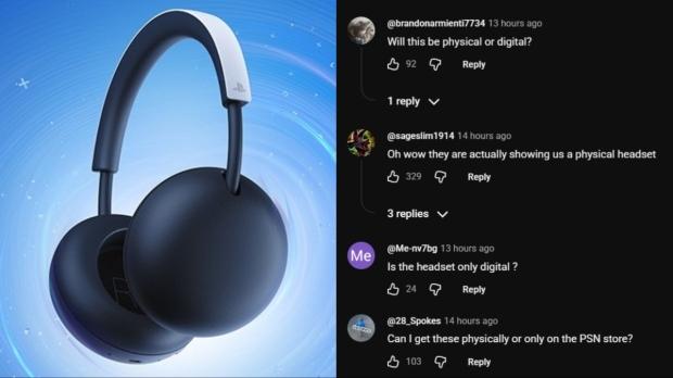 Sony unveils next gen wireless PS5 headsets, gamers ask if they will be digital only