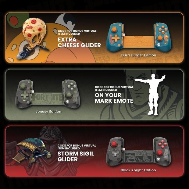 GameSir is making three Fortnite-themed controllers for Xbox, each with its own bonus item 1