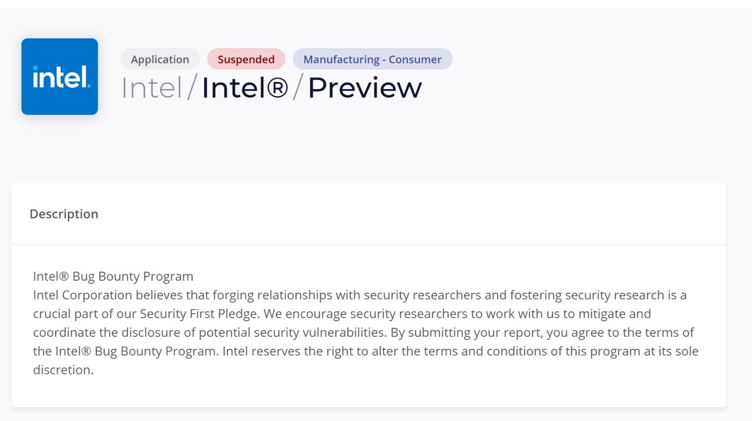 Intel kills its bug bounty program that paid up to $100,000 for ...
