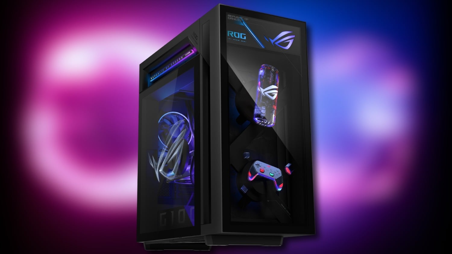 ASUS's new $5,000 ROG G1000 gaming desktop pairs RTX 5080 performance with full-color holographic projectors