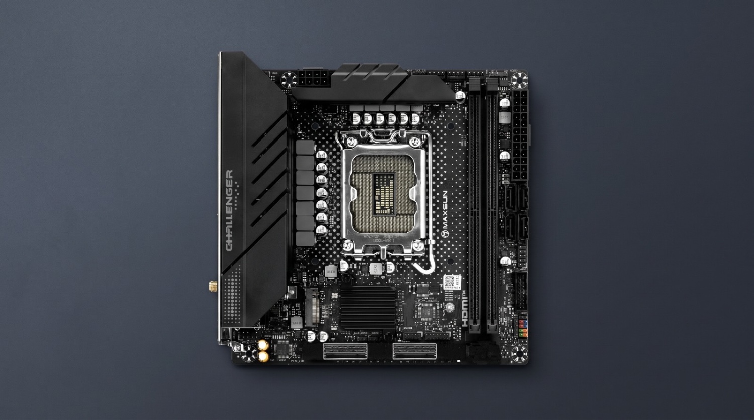 Chipset Layout MAXSUN removes the PCIe x16 slot from a Z890 Mini-ITX motherboard and ...