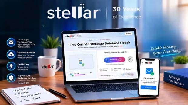 Repair Exchange Database Files with the Free Online Exchange Repair tool Stellar