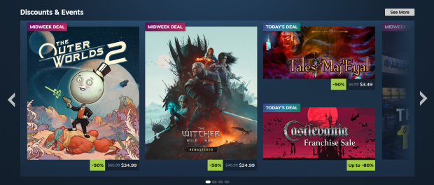 Steam's sale section is going dynamic, and every player will see different discounted games 1