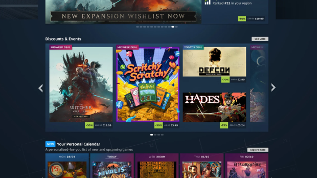 Steam's sale section is going dynamic, and every player will see different discounted games