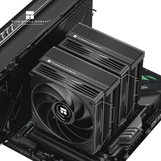 Thermalright introduces black Peerless Assassin 120mm dual-tower air cooler with 2,400 RPM fans 3