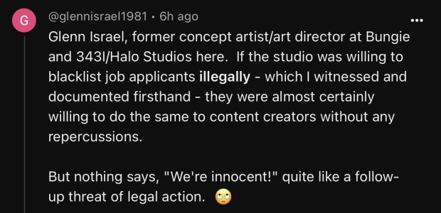 Ex-Halo art director says he documented a crime and a cover-up by VP Head of Studio at Microsoft 2