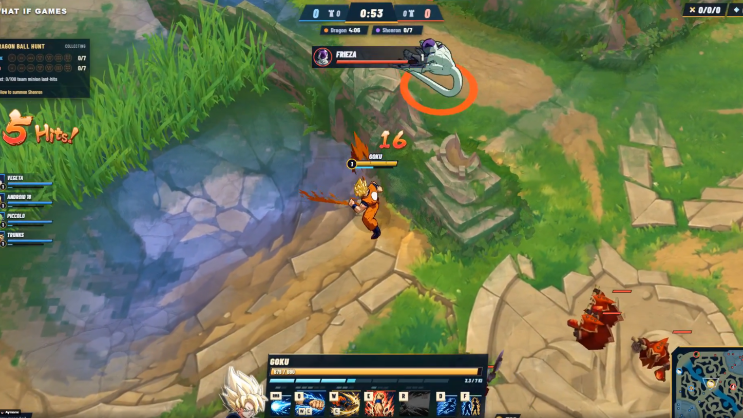 AI merged League of Legends and Dragon Ball FighterZ into a single game