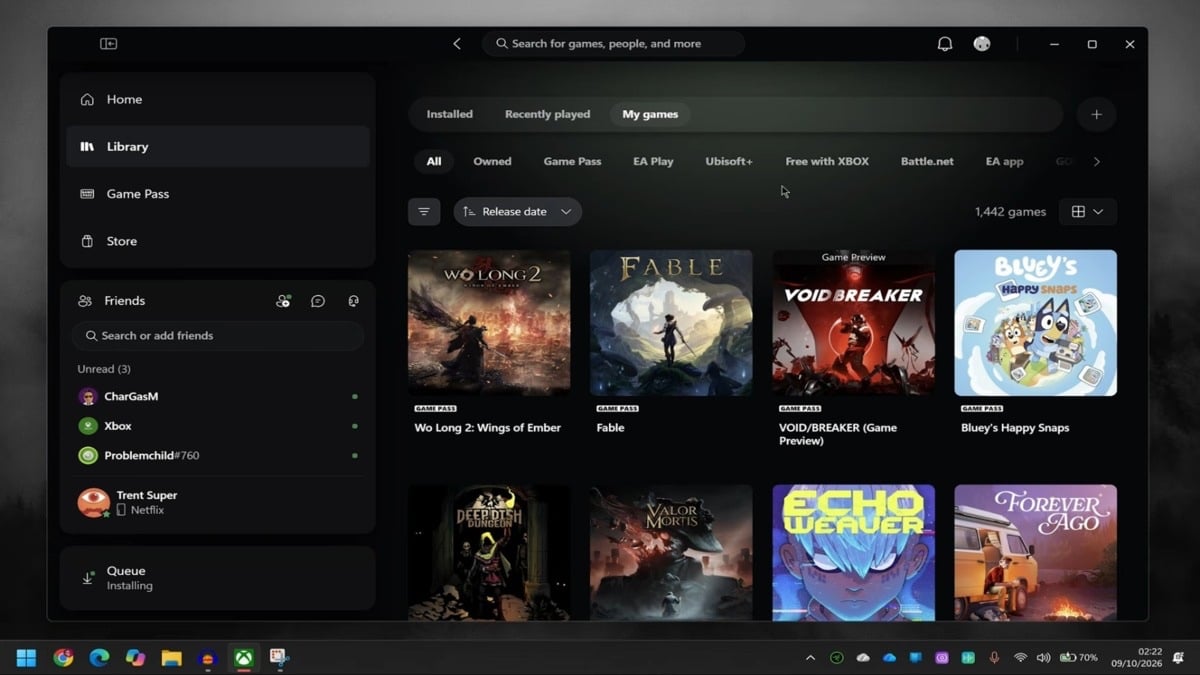 The Xbox PC app is getting a major design overhaul and performance improvements
