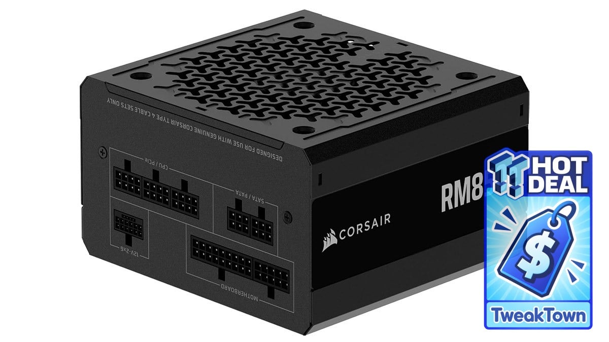 Corsair's RM850e 850W power supply is 50% off for a limited time, bringing it down to a dirt cheap $73