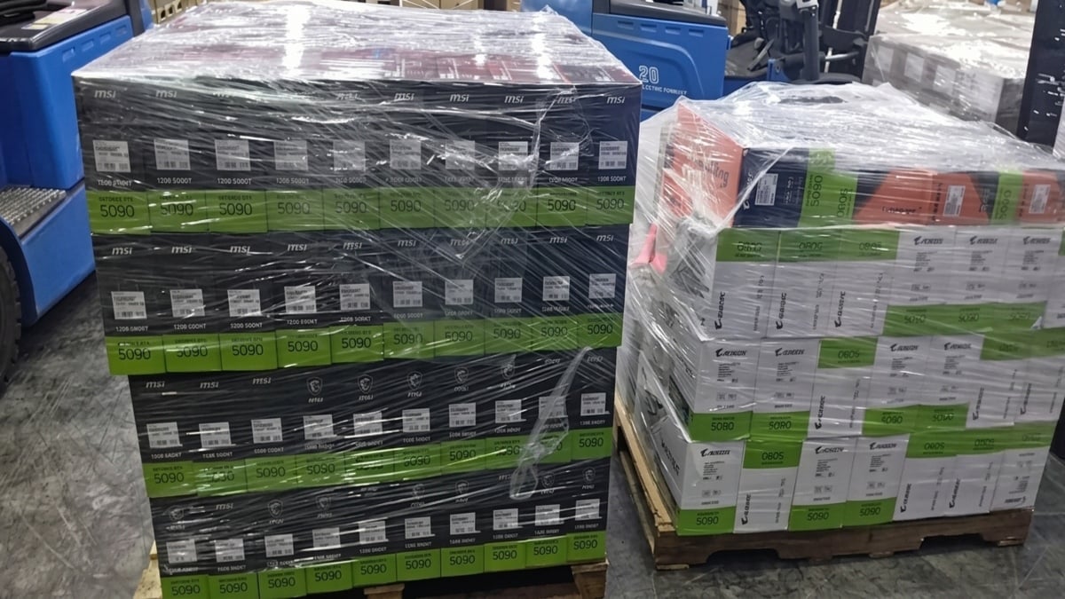 ZOTAC RTX 5090 graphics cards worth $470,000 vanish at Brazil's busiest international airport