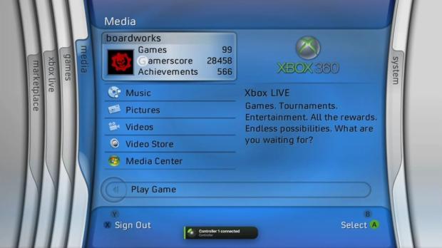 Xbox Labs shows off classic Xbox 360 Blades dashboard running in a web ...