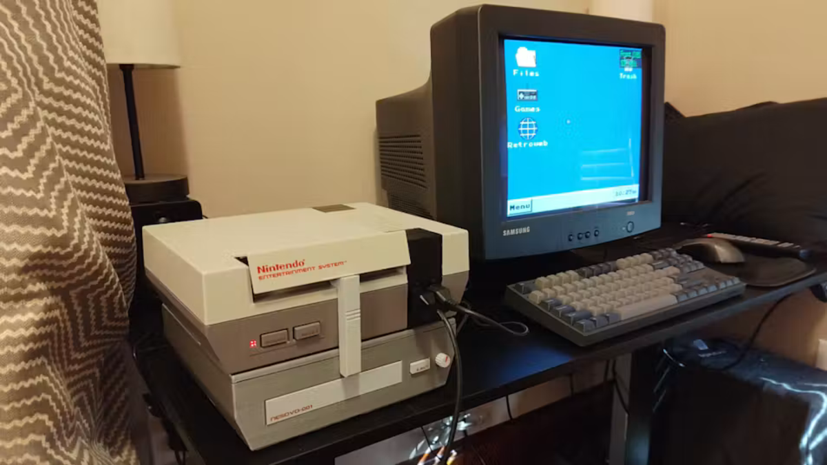 YouTuber turns an original 1985 NES into a working PC that can run Doom and browse the web