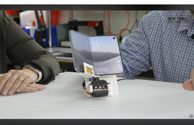 Table Display Two Fold Everyone is folding Apple's iPhone Duo until something breaks, and the ...