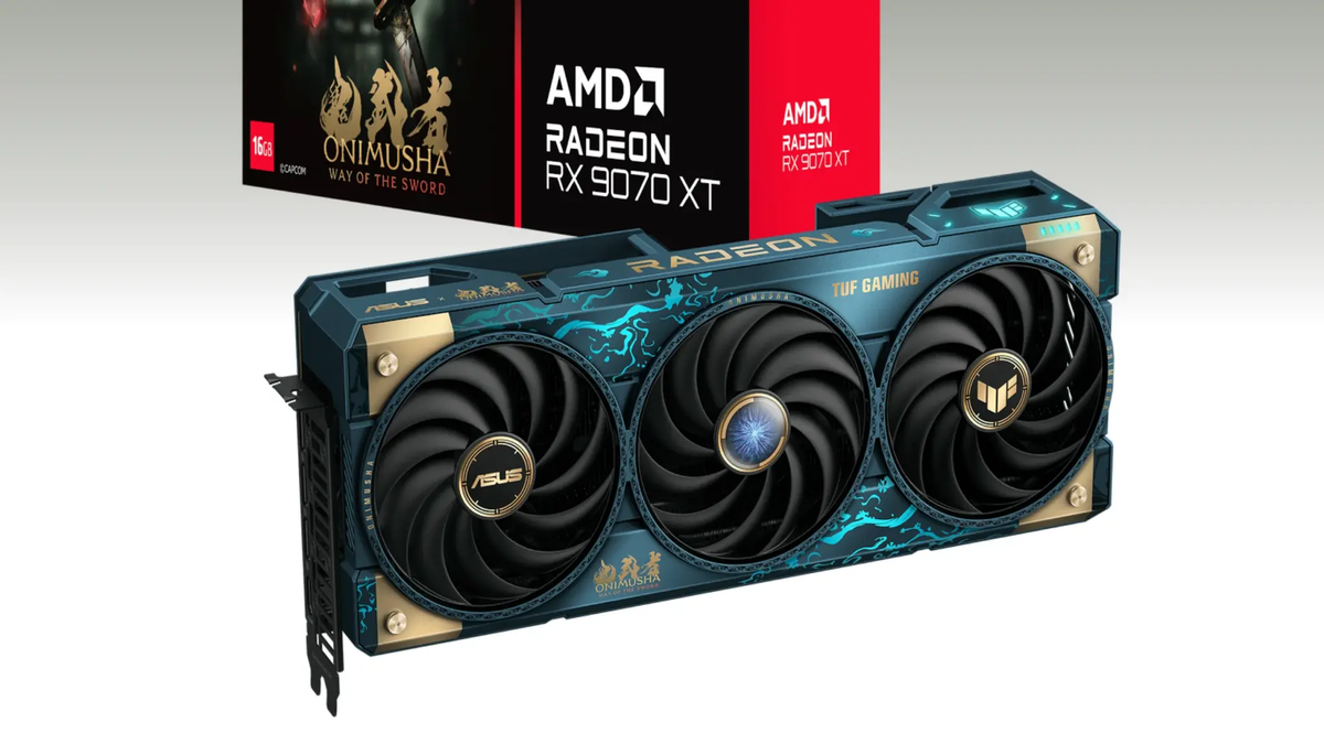 ASUS unveils TUF Gaming Radeon RX 9070 XT Onimusha Special Edition with Oni Gauntlet-inspired design