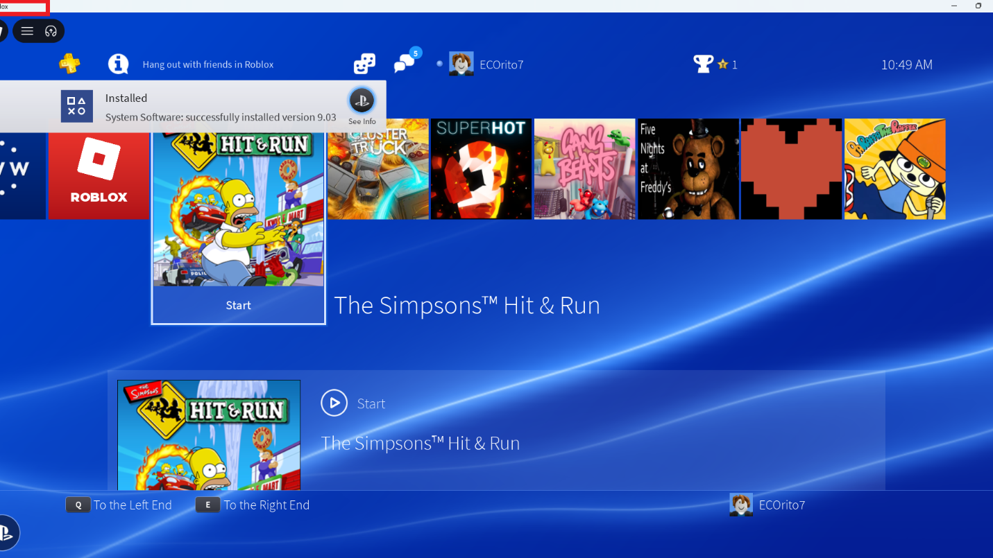PlayStation games are being played inside Roblox, along with Counter-Strike