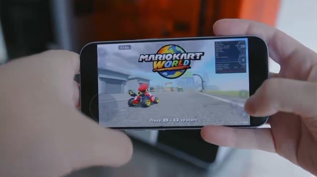 Switch 2 exclusive Mario Kart World runs on iPhone 18 Pro just days ...