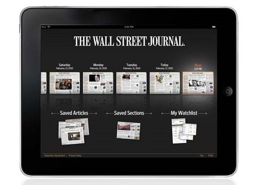 Wall Street Journal on iPad is too expensive | TweakTown.com