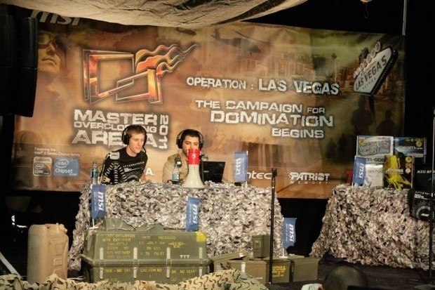 Open enlarged image MSI's Master Overclocking Arena 2011 01