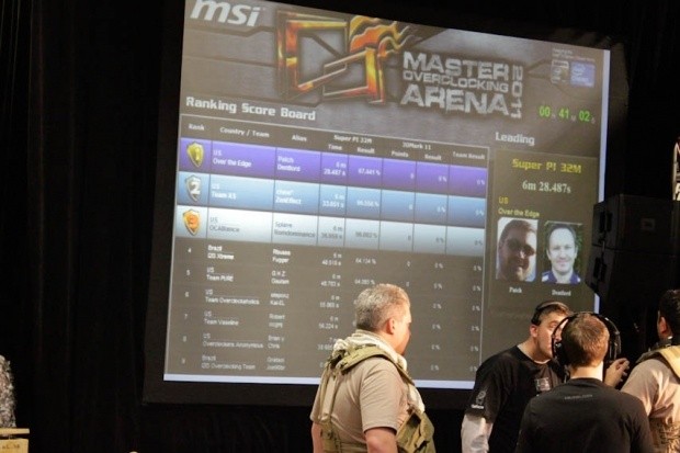 Open enlarged image MSI's Master Overclocking Arena 2011 09