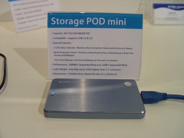 Open enlarged image Super Talent Prepares SandForce Based Portable Storage 01