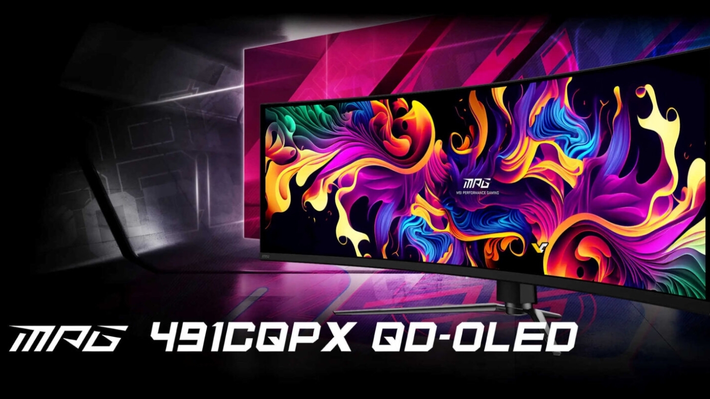 MSI launches its new 49-inch super ultrawide QD-OLED gaming