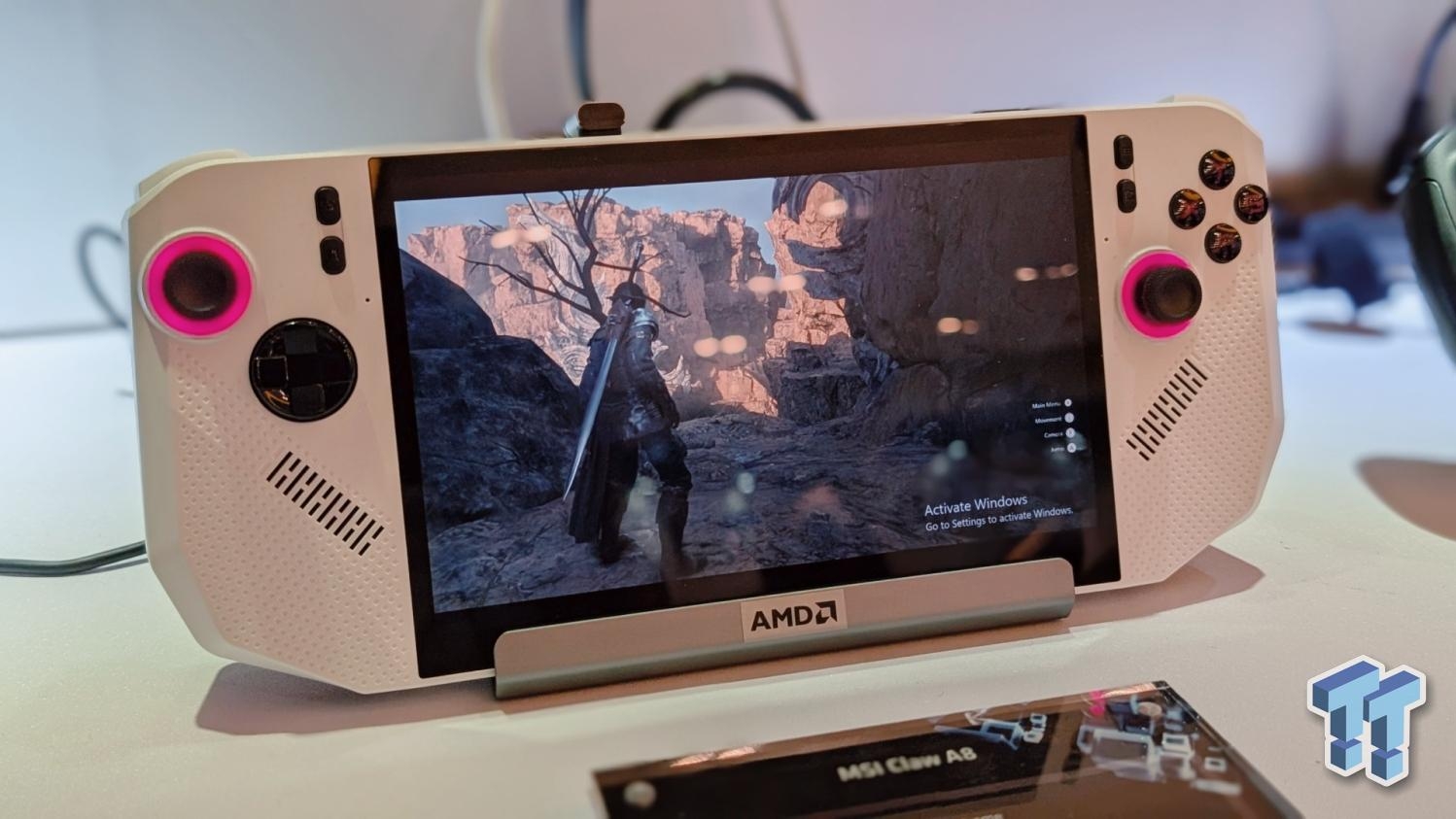 MSI Claw A8, powered by AMD Ryzen Z2 Extreme chip, showcased