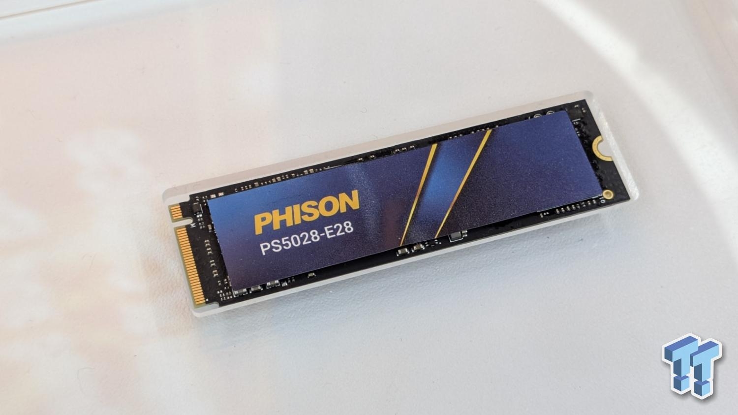 Phison's new PS5028-E28 Gen5 SSD silences the competition