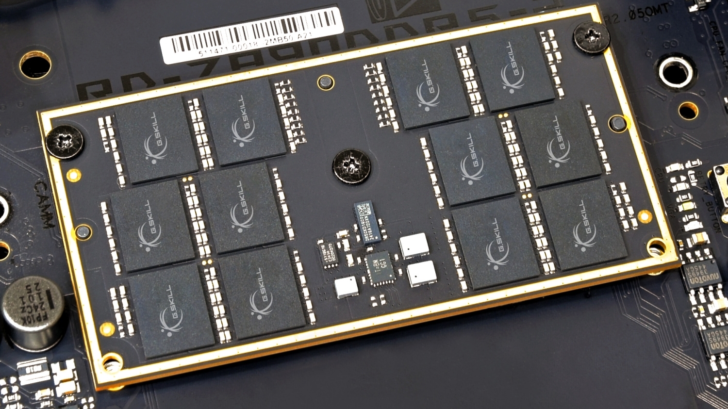G.SKILL overclocks its CAMM2 DDR5 RAM to 10000MT/s on ASUS ROG