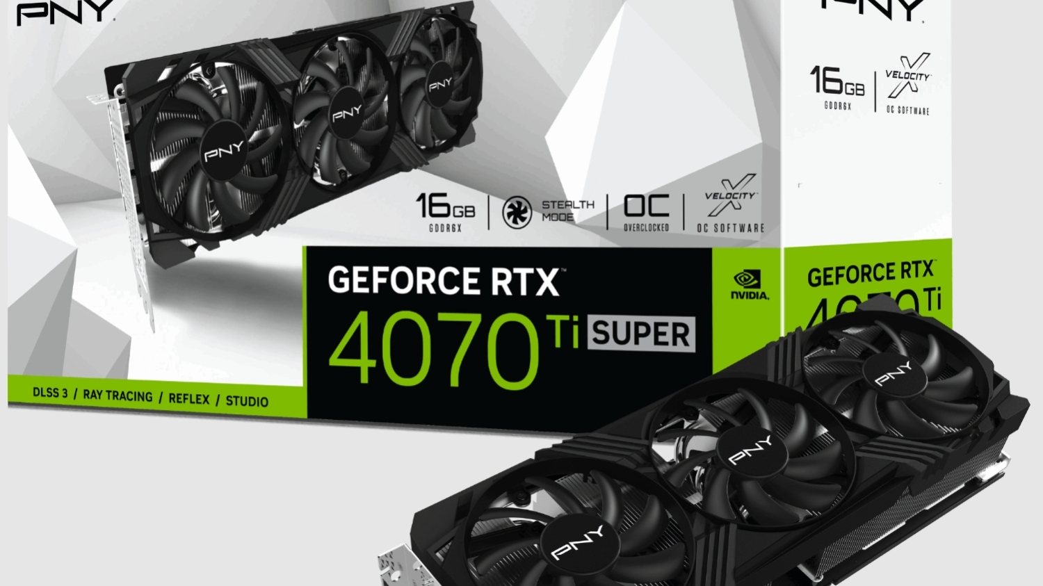 最安値！PNY GeForce RTX 4070Ti Super 16GB PNY GeForce RTX™ 4070 Ti SUPER 16GB VERTO™ Overclocked