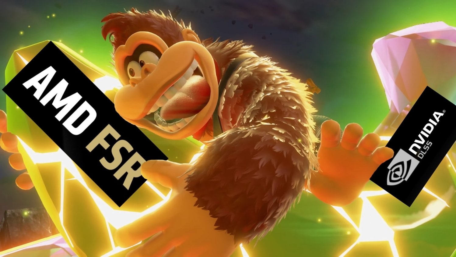Donkey Kong Bananza on the Switch 2 uses AMD FSR 1, not