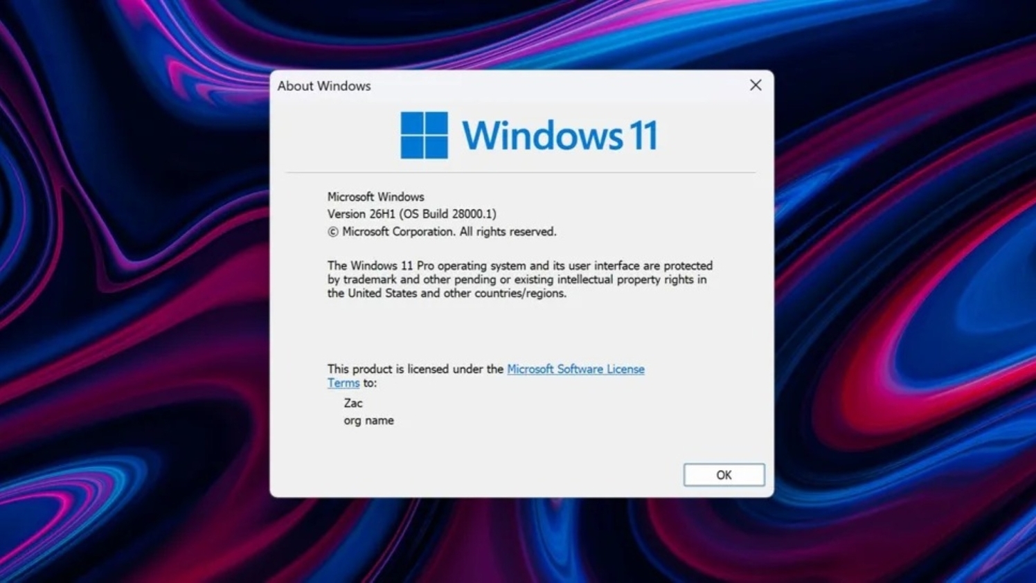 Microsoft prepares Windows 11 26H1 update, ready for next-gen