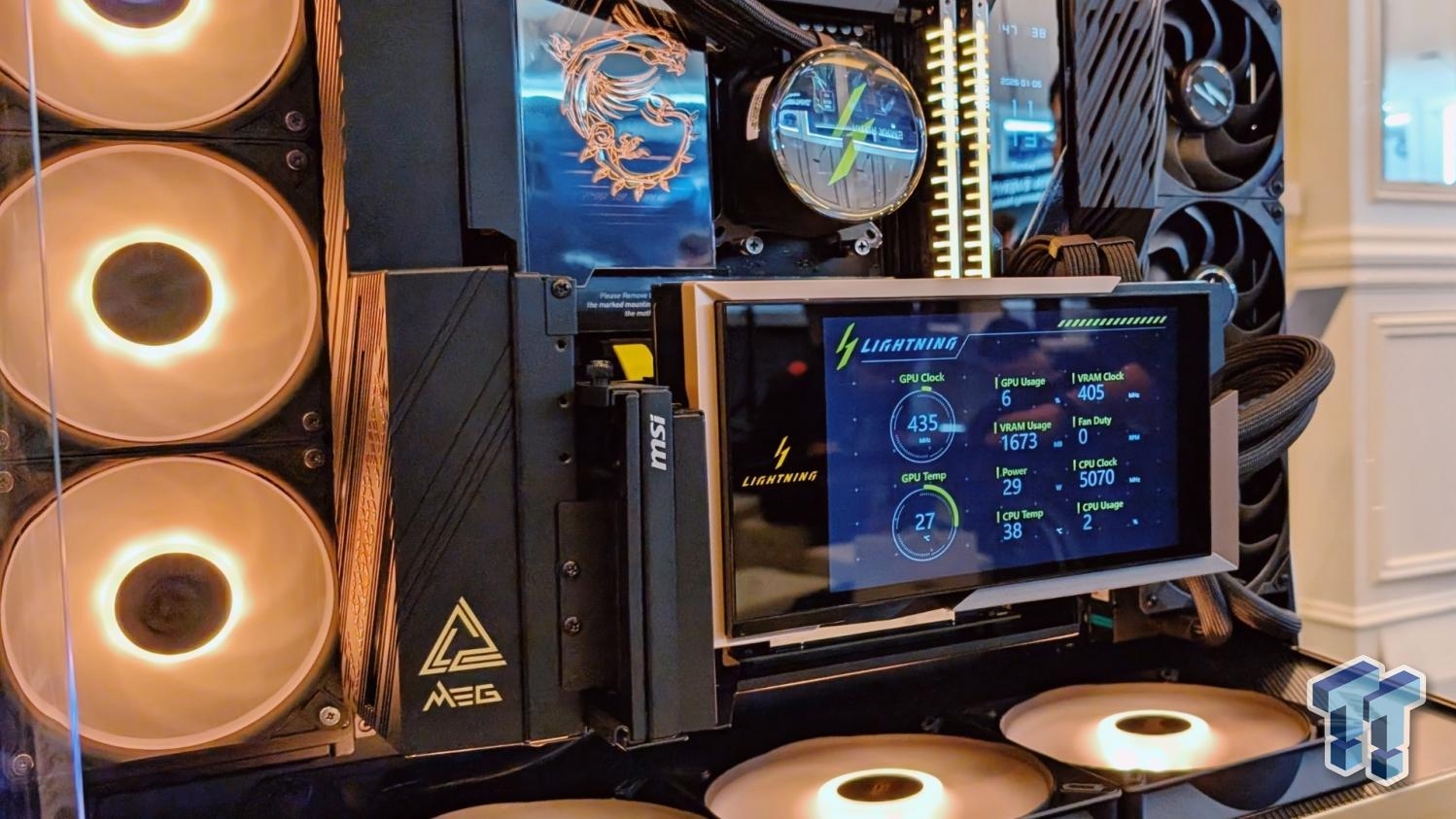 MSI's new GeForce RTX 5090 32G LIGHTNING Z is a 1000W, extreme