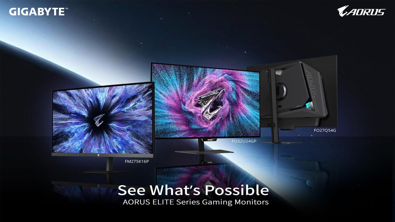GIGABYTE unveils AORUS ELITE 4th-gen Tandem WOLED gaming monitors