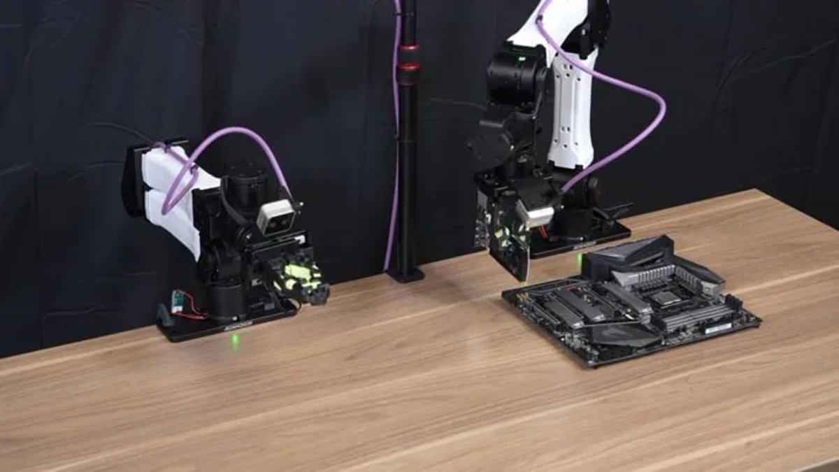 NVIDIA's AI agents taught robots to install GPUs into motherboards without any human help
