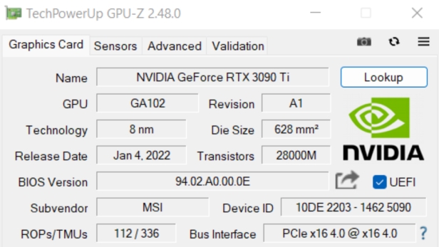 GPU-Z update: blocks engineering sample GPU leaks, shows DLSS version