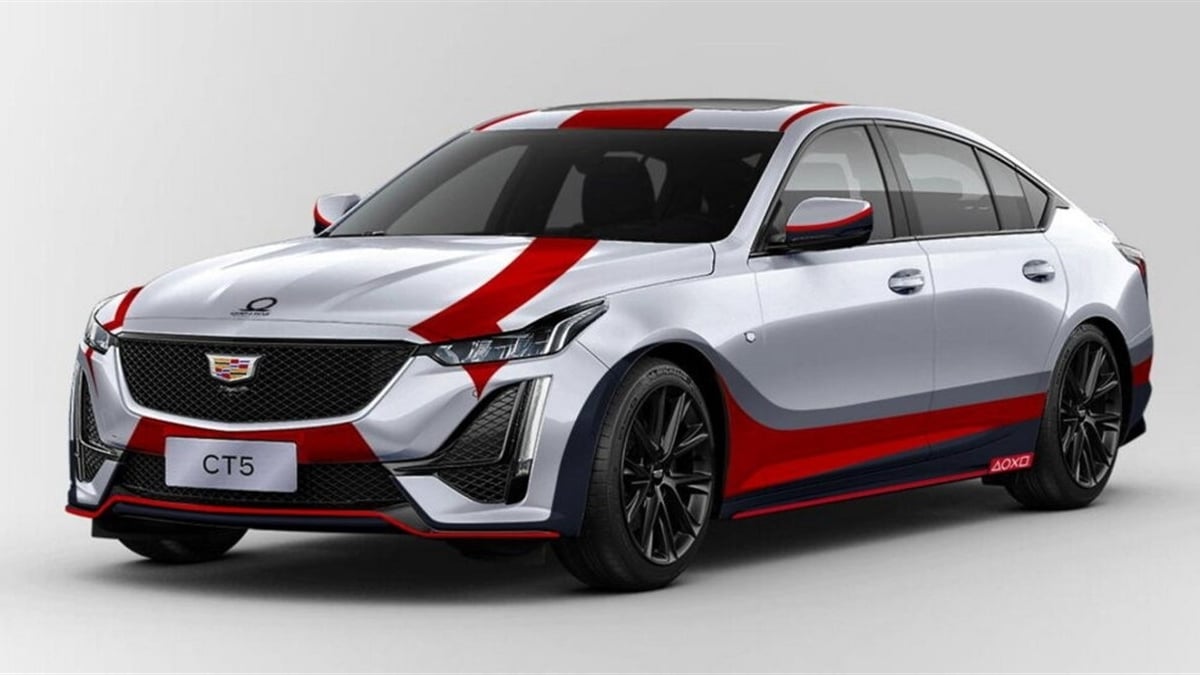 Cadillac unveils a God of War-themed CT5 car for the Chinese auto market