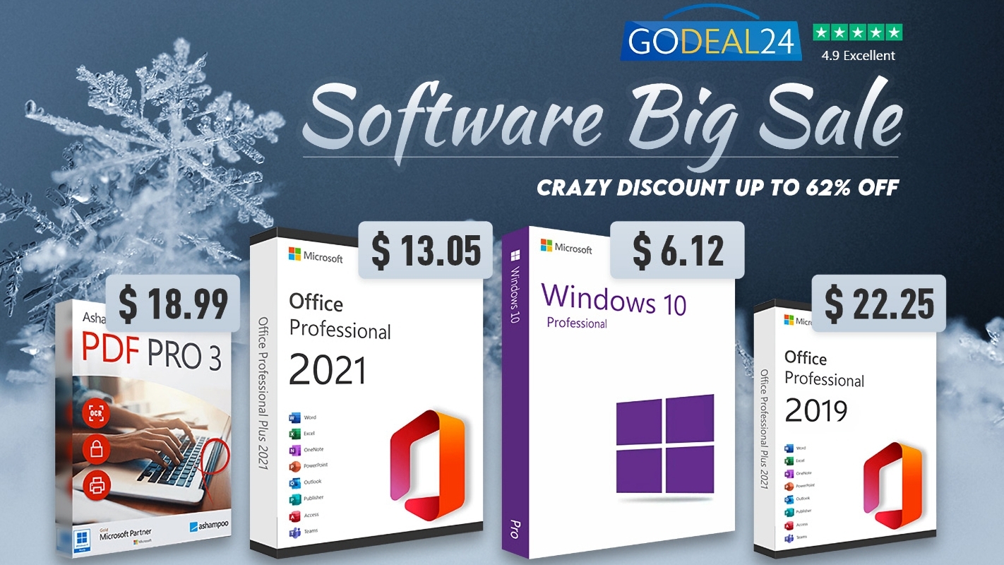 GoDeal24 Double 11 Sale: Limited-time cheap Microsoft Office 2021 and  Windows 10 from $7.11