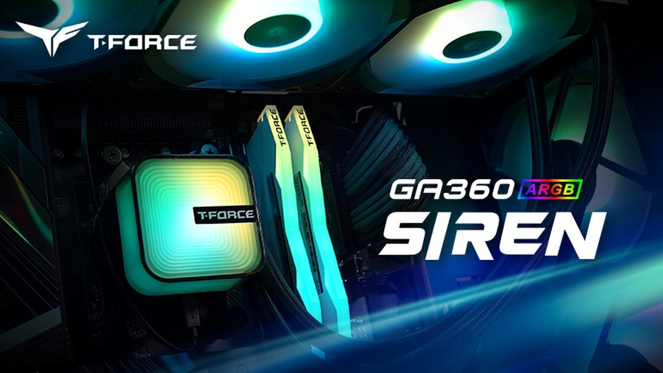 The stylish and impressive AI-enhanced T-FORCE SIREN GA360 The stylish and impressive AI-enhanced T-FORCE SIREN GA360