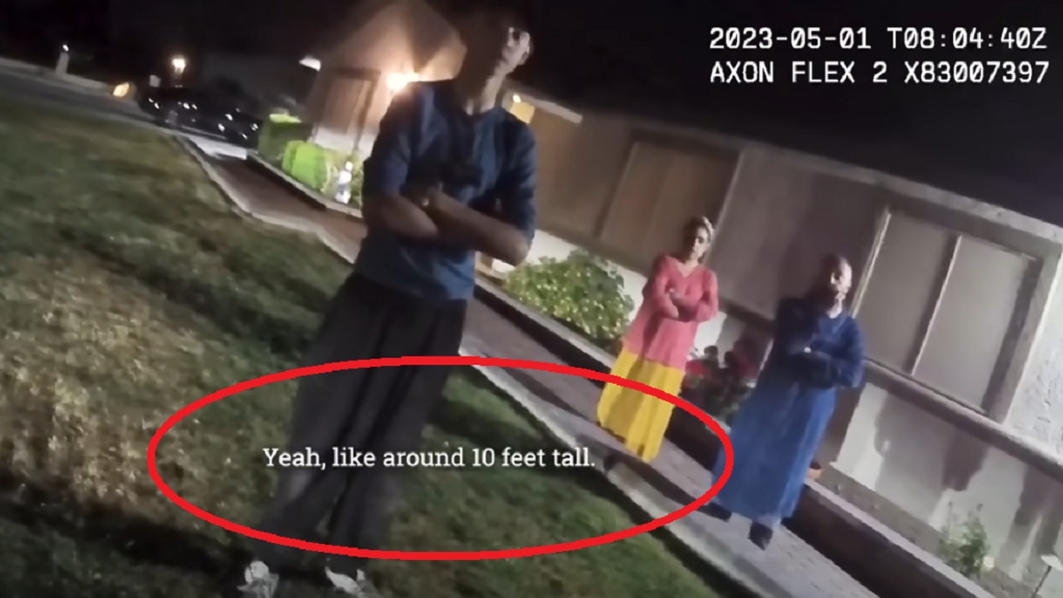 UFO crash lands in Las Vegas backyard, police release bodycam footage