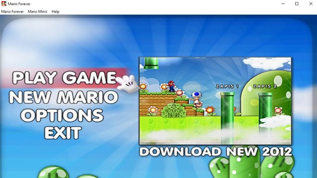 New Super Mario Forever 2012 PC Game - Free Download Full Version