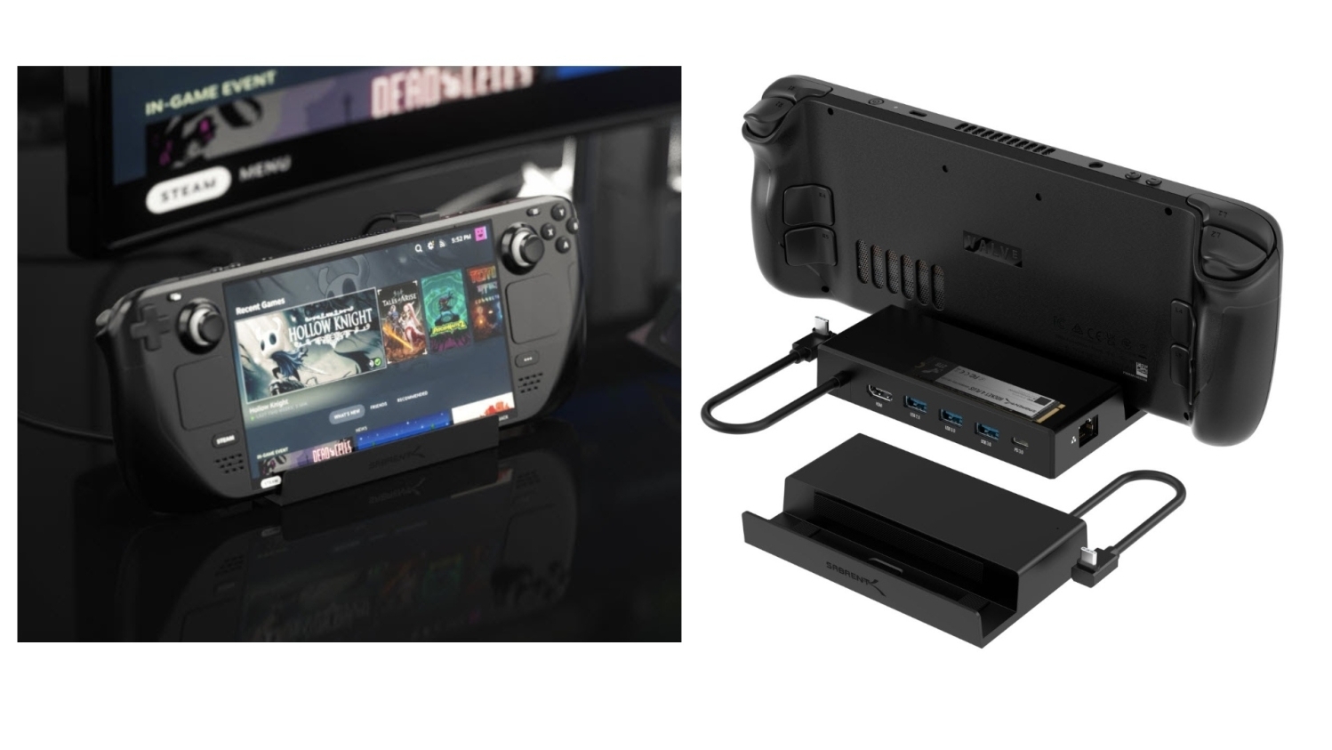 その他 Steam Deck 1TB OLED docking Station Sabrent's new docking station for the Steam Deck offers 4K