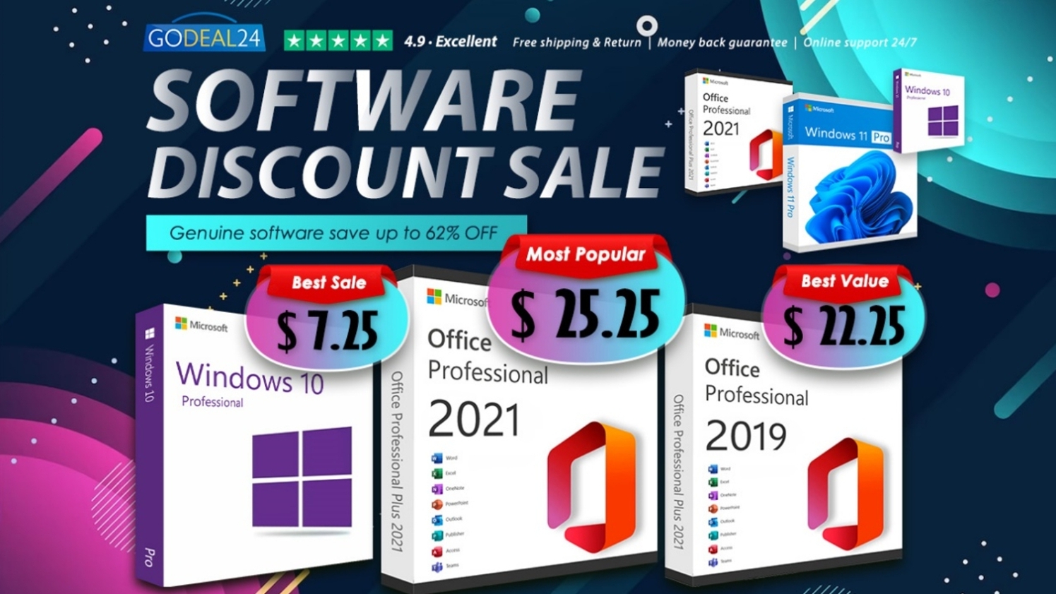 GoDeal24 Double 11 Sale: Limited-time cheap Microsoft Office 2021