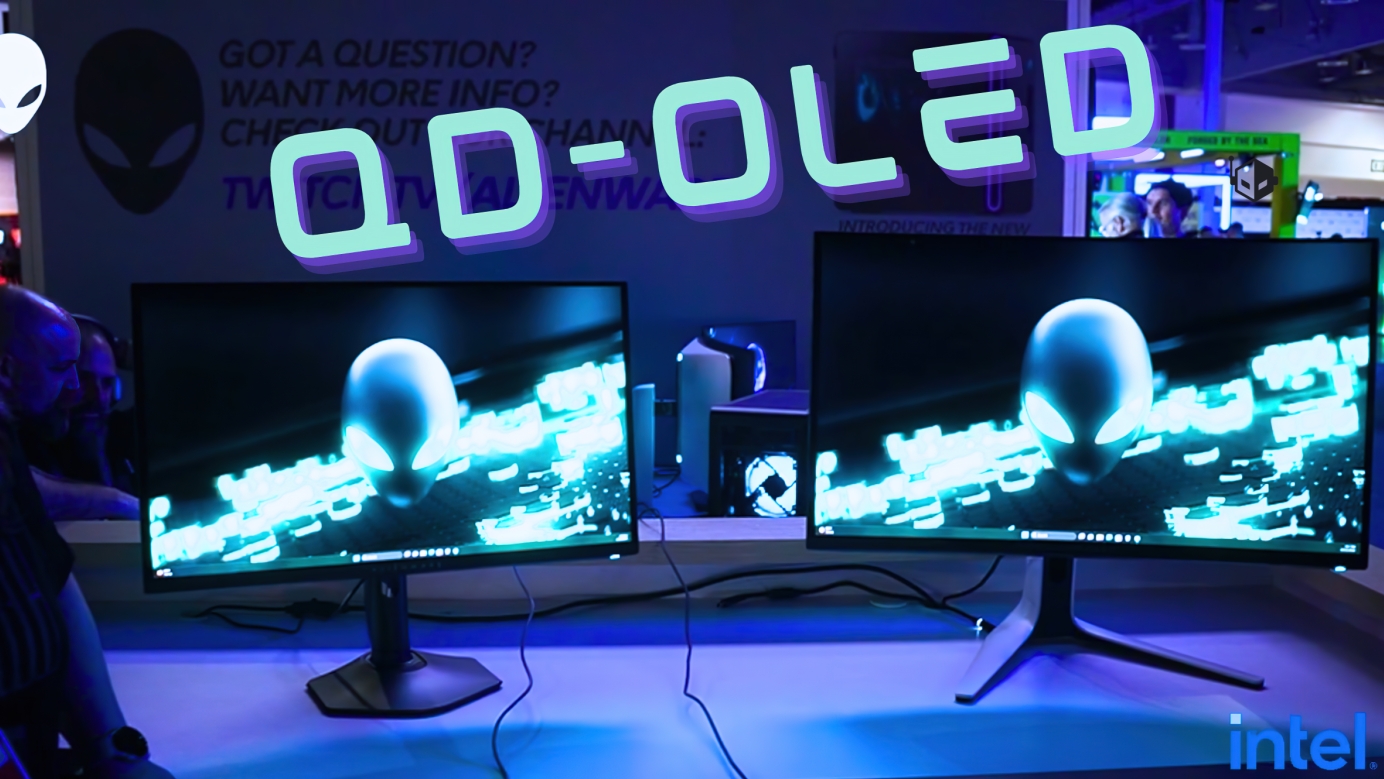 Dell Alienware AW3225QF 4K 240Hz QD-OLED monitor has been showcased at  TwitchCon 2023 in Las Vegas